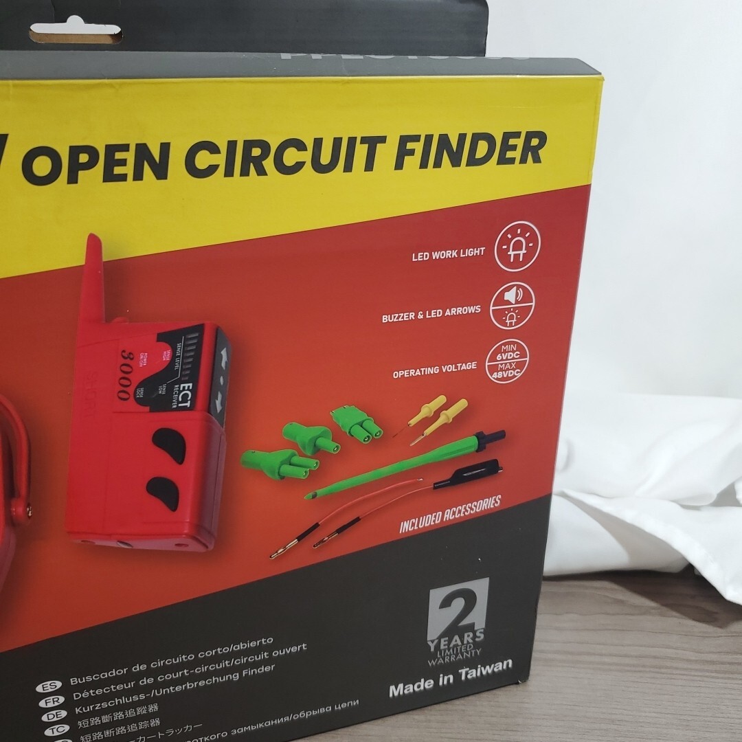 Power Probe ECUT3000 - Elektrischer Fehlersucher Für Kfz - Kurzschluss Und Kabelbruch Finder Mit Zubehör Set