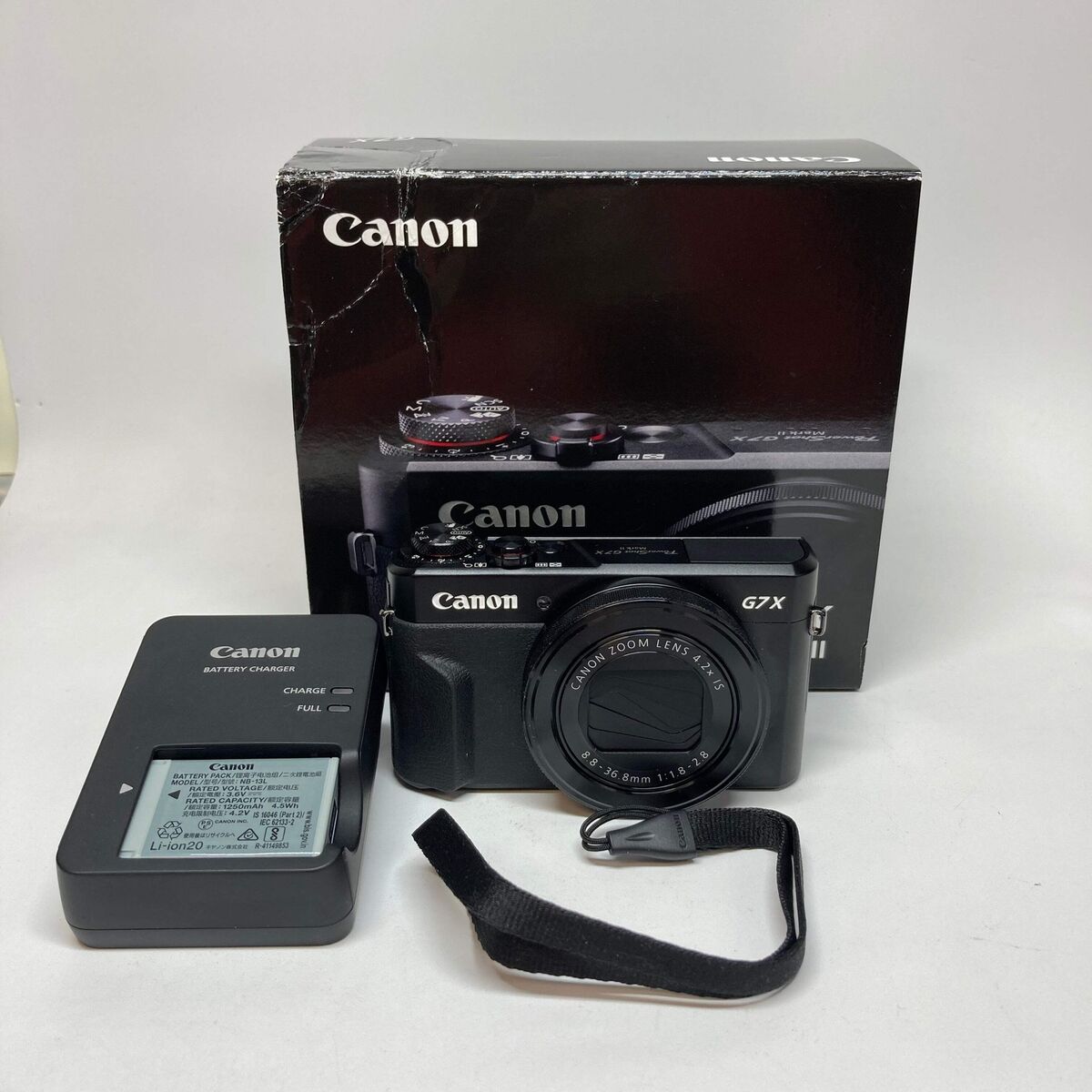 Broken Canon PowerShot G7 X Mark II 20.1MP Camera for Parts Broken Canon PowerShot G7 X Mark II 20.1MP Camera for Parts