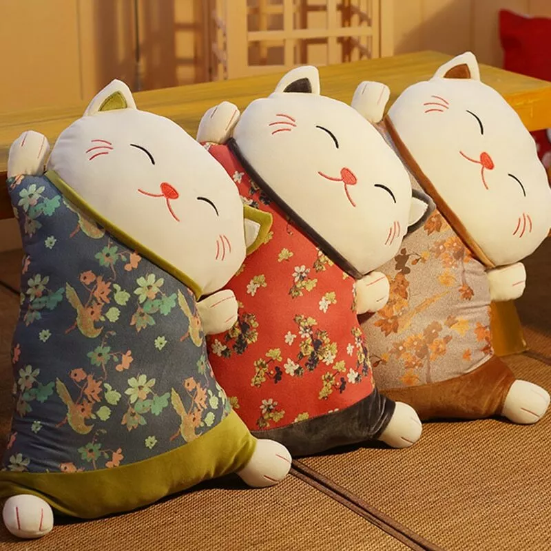 Lucky cheap cat pillow