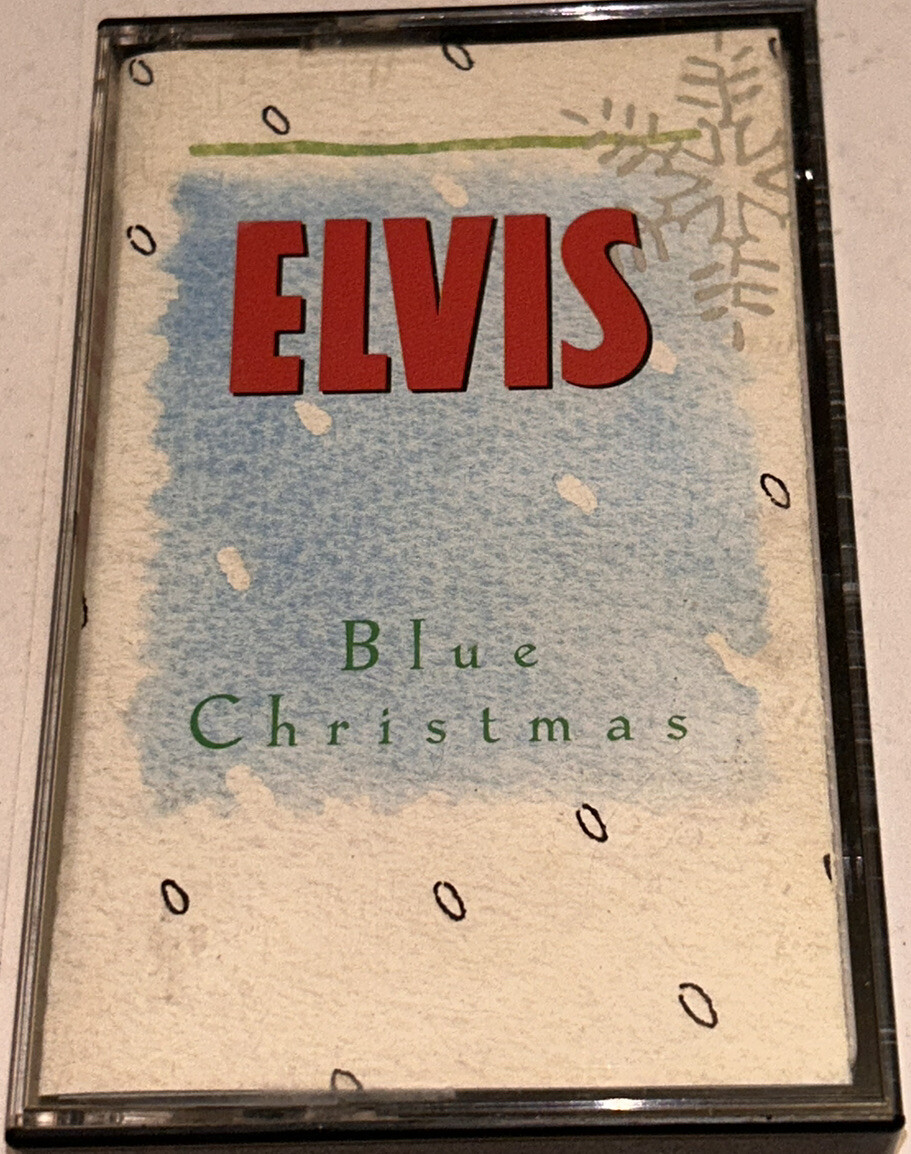 Elvis Presley Blue Christmas Album Holiday Music Cassette 1P12