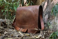 Goat Vintage Goat Leather Men's Shoulder Satchel Crossbody Messenger Bag