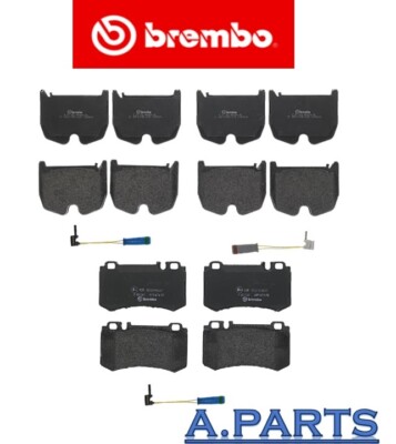 BREMBO BREMSBELAGSATZ KOMPLETT MIT WK VORNE HINTEN MERCEDES E55 AMG C219 W211