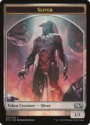 10 Token Cards - SLIVER Tokens - Magic 2015 (M15) - Magic MTG FTG