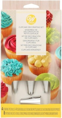 Wilton Cupcake Decorating Set, Piping Bags And Tips  12-Piece Set