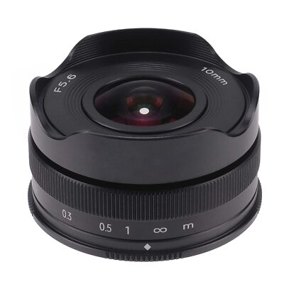 10mm F5.6 APS-C Wide Angle Fisheye Prime Manual Lens for Sony NEX