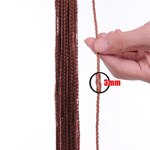 28" Thin Senegalese Box Braid Hair Crochet Micro Twist Synthetic Hair Extension - Picture 9 of 34