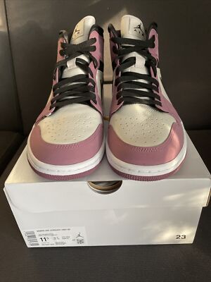 Nike Air Jordan 1 Mid SE Light Mulberry (W) - Size 11.5W