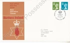 GB ROYAL MAIL FDC FIRST DAY COVER 1976 IRELAND DEFINITIVES BELFAST PMK 6.5P-8.5P