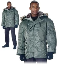 ROTHCO Sage Green N-3B Cold Weather Snorkel Parka Jacket Coat S To 3X