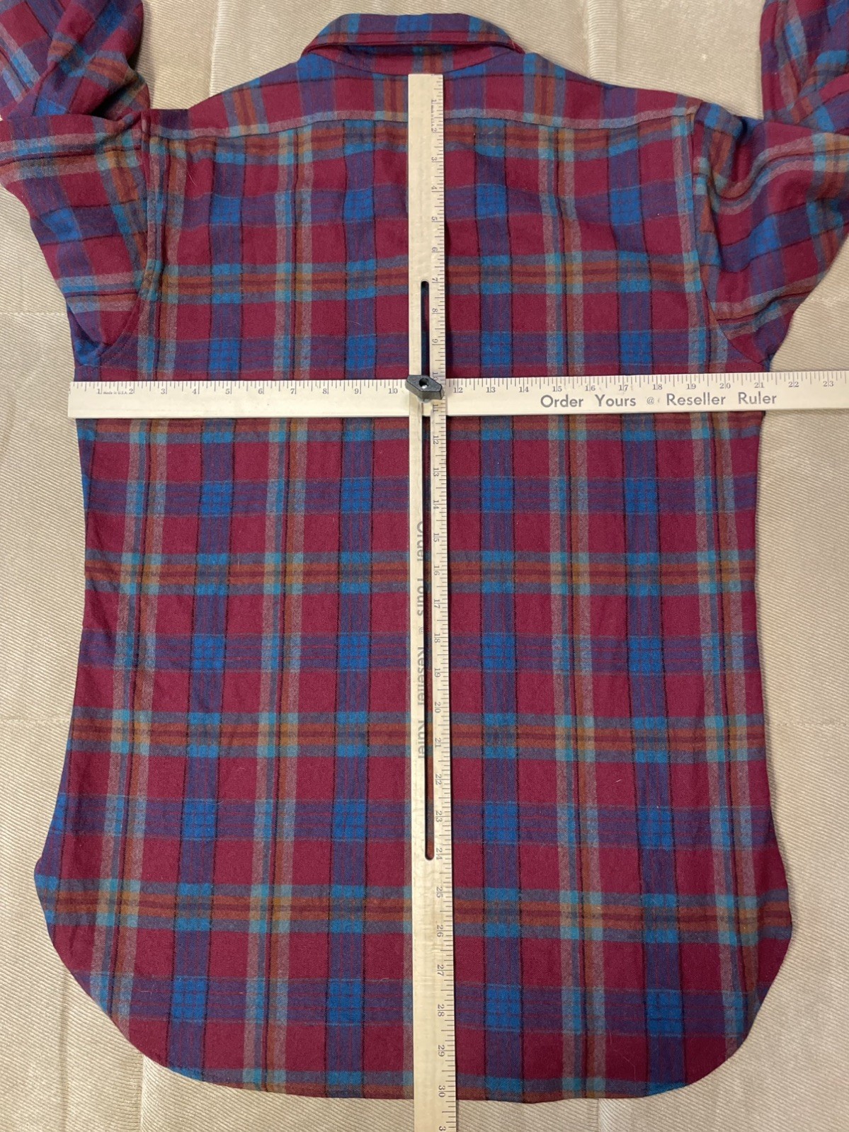 Beautiful Wool Pendleton Flannel Lined Shirt Mens… - image 3