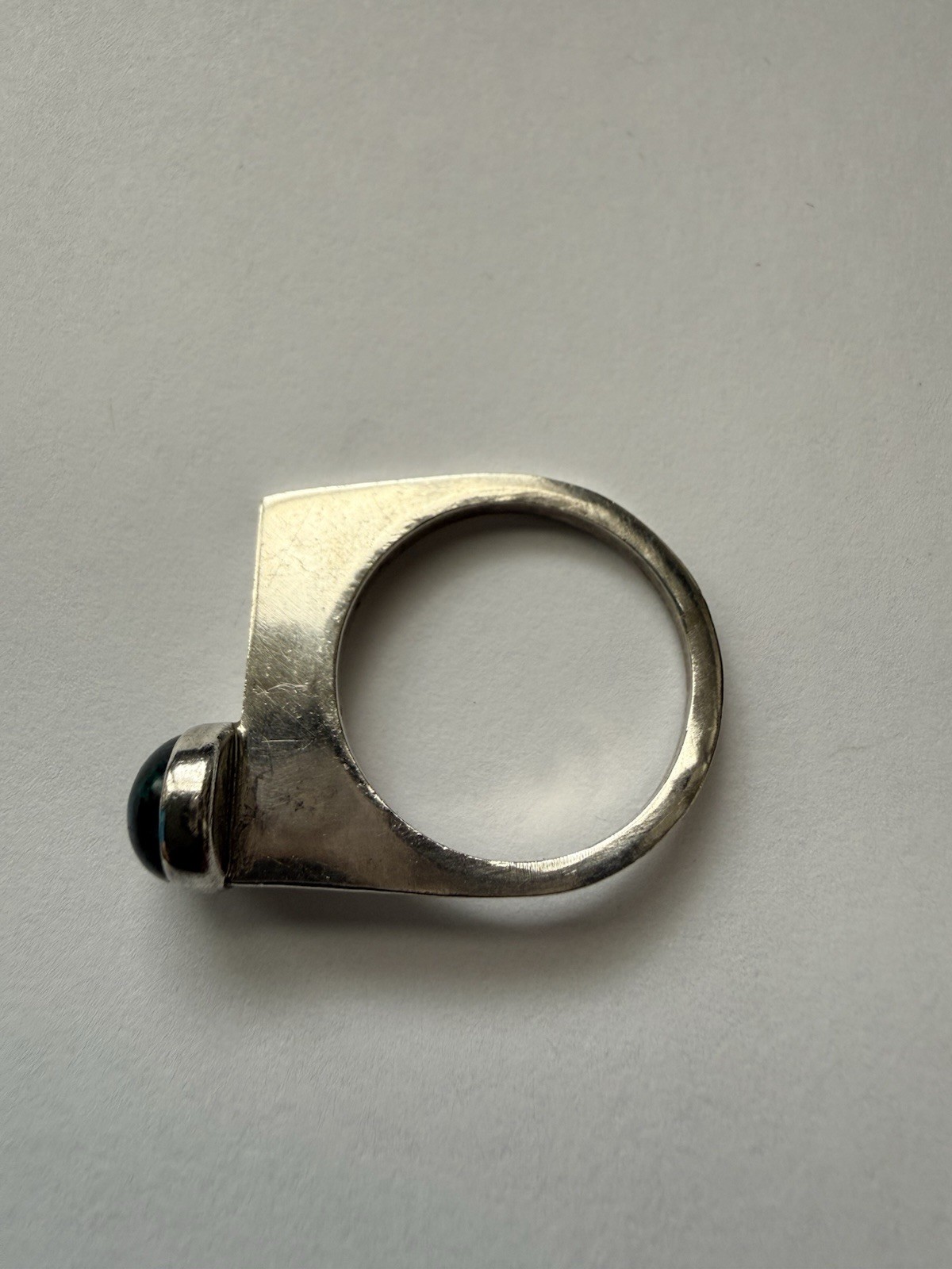 Modernist 925 Sterling Silver Rectangular Shield … - image 12