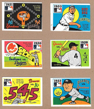 1968 Black back Laughlin Baseball Cards