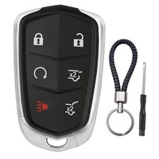 Key Fob Shell Case Replacement Fits for Cadillac Escalade ESV 2015 6 Button