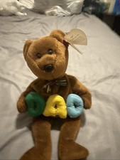 Ty Beanie Baby Dad The Bear With Tag Retired DOB June 21st 2004
