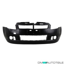 Stoßstange vorne schwarz für Nebel passt für Suzuki Swift III MZ bj 05-07