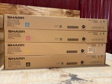 Genuine Set Of 4 Sharp MX-31NT Toner Cartridges B,M,C,Y