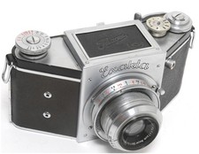  Ihagee Exakta Exakta B SLR camera w. Meyer Double Anastigmat Veraplan 4.5/7.5c