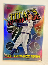 2026 Topps Series 1 Pete Crow-Armstrong Titans Of The Game #TOG-13 Chicago Cubs
