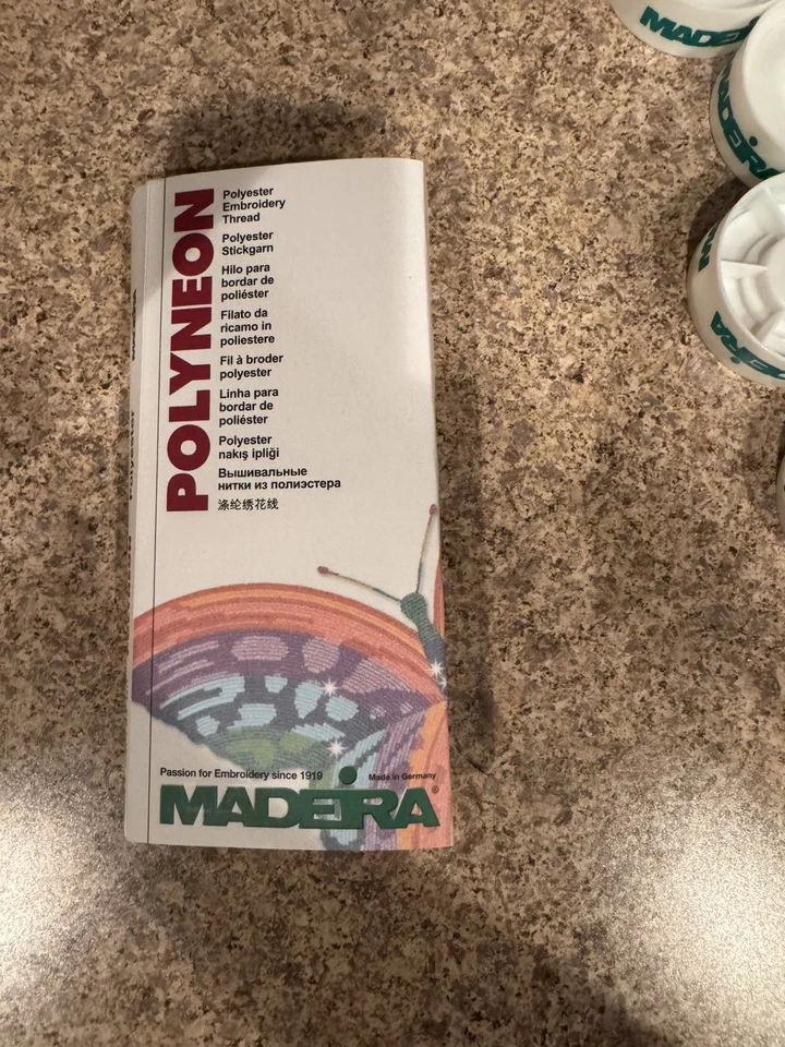 MADEIRA Polyneon #40 Polyester Embroidery Thread 2500m lot of 15   - Image 3 of 4