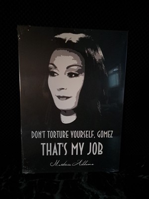 Morticia Adams Metal Displate