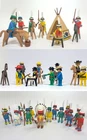 Vintage Playmobil Geobra Cowboy & Indian Figures Horses & Accessories 1974