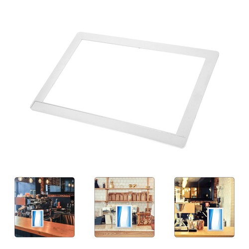 Reusable Plastic Photo Frame Silver Color for Family Pictures and Wall ...