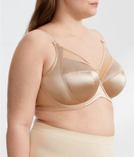 Goddess Kiera 6090 Soft Side Support Bra 40M J - Fawn