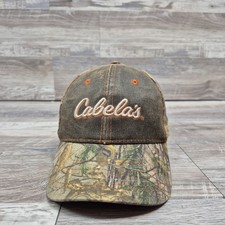 Cabelas Fishing Outdoor Hat Cap Youth Kids Boys Adjustable Strapback
