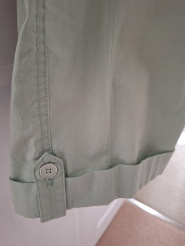 Ladies green cropped trousers by BHS - Size 14 - Picture 5 of 10