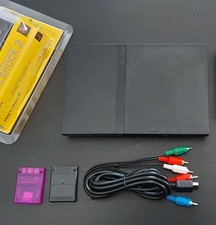 PlayStation 2 Slim PS2 SLIM +  Controller e memory card con cavi | Funzionante