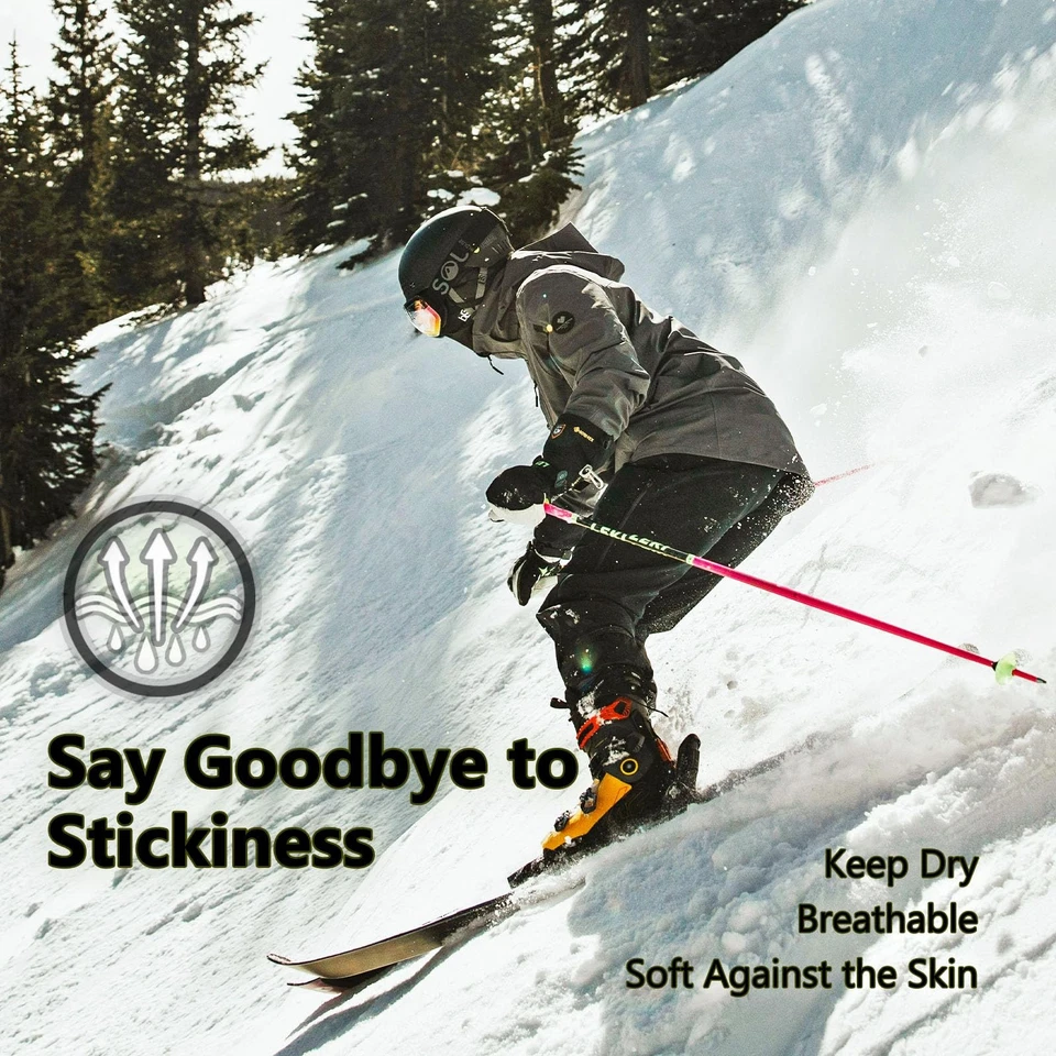 100% Merino Wool Base Layer Mens Set Heavyweight Thermals Odor Resistance Und... - Image 3 of 4