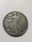 1945-D Walking Liberty Half Dollar 50C Denver Mint 90% Silver WWII US Coin Stron
