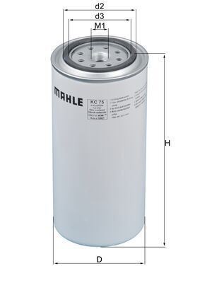 MAHLE KC75 FUEL FILTER