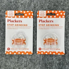 Lot of 2 Plackers Stop Grinding Teeth, Dental Guard Night Protector, Hygienic