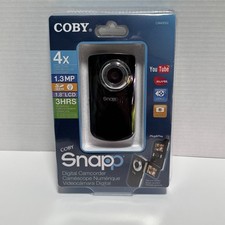 Coby Snapp Digital Camcorder 4x Digital Zoom 1.8" LCD CAM3002 Videocamara 1.3 MP