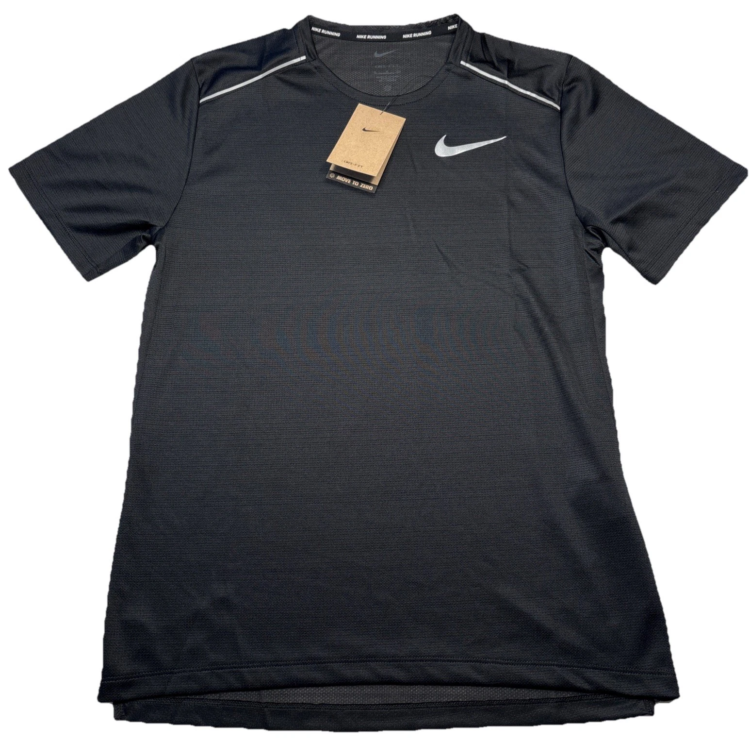 Nike Mens Miler Short Sleeve Reflective Running Top Black Large AJ7565-010 $35
Opens in a new window