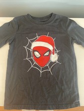Marvel Boys Graphic Long Sleeve T-Shirt Spider-Man Christmas