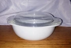 Pyrex Vintage Small Round Covered Casserole with Lid 8.5in