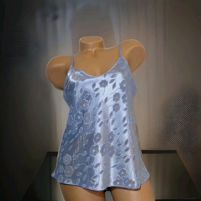 Vintage Cinema Etoile Pretty Unique Shiny Camisole Lingerie Undergarment Top M