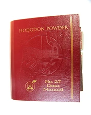 Hodgdon Powder No. 27 Reloading Data Manual Firearm Reference Guide Hardcover
