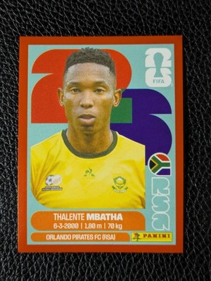 Thalente Mbatha RSA 12 - RED PARALLEL - 2026 Panini FIFA World Cup Sticker