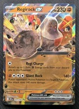 regirock ex pokemon card 101/182 Destined Rivals  Click and Collectables remove 1 damage counter from Regirock ex Regirock ex | EX Hidden