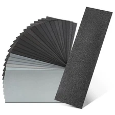 9" x 3.6" Silicon Carbide Dry Wet Sandpaper 120-3000 Grit,Sanding Sheet 93*230mm