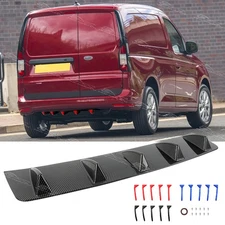 For Ford Transit Connect Carbon Fiber Rear Bumper Diffuser Splitter Shark 5-Fins
