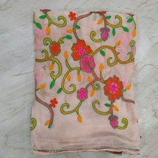 Ethnic Traditional Punjabi Phulkari Hand Embroidered Bridal Wear Indian Dupatta