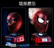 Killerbody Iron Spider Man Helmet Mask Wearable Cosplay Electric Touch Blink NEW