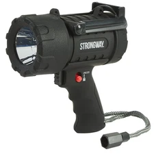 Strongway Rechargeable Spotlight, 1000 Lumens, 15 Watts, 1100ft. Beam Distance