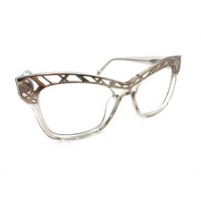 L.A.M.B. LA557 BLS Translucent Blush Gold Sunglasses Frames 54-18 140 Women