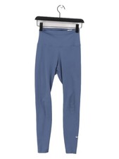 Nike Women's Leggings XS Blue Polyester with Elastane Full length