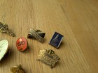 Lot of 7 Assorted Metal Collar Lapel Pins — photo 4